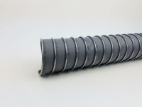 Výfukové špirálové hadice TPE, na sanie a odsávanie výfukových plynov. Vyrábané priemery od 90 mm do 1000 mm.