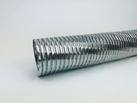 Flexibilná kovová hadica pozinkovaná s tesnením zo sklenej tkaniny. Odolnosť do +500 °C.