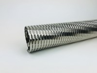 Flexibilné hadice z nehrdzavejúcej ocele. Vyrábané priemery od 50 mm do 337 mm. Odolnosť do +500 °C.