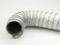 Industrial double layer hoses resistant to temperature up to +500°C