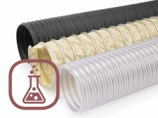 Chemical resistant hoses hoses for chemical exhaust