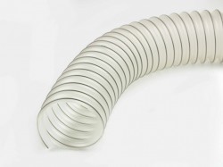 Flexibilné hadica pre odsávanie v potravinárskom priemysle PUR Folie SP s hr . steny 0,5 mm